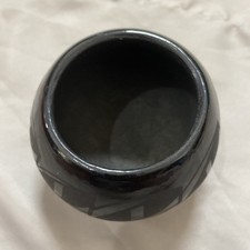 Vintage Birdell Santa Clara Native American Indian Art Pottery Mini Vase picture
