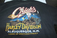 Vintage T-Shirt Licensed Harley-Davidson Motorcycles Chick's Harley N.M. SZ XXL picture