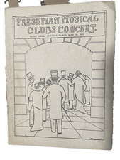 1914 Eliot Hall Jamaica Plain MA Freshman Musical Club Concert Harvard Atq strin picture