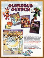 2000 Nintendo Guides Print Ad/Poster Pokemon Gold/Silver Zelda Banjo Kazooie Art picture