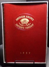 1959 American Airlines Captains Flagship Memento Book picture