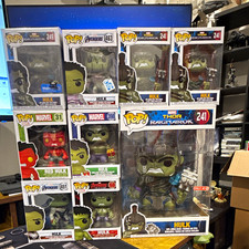 Funko POP Marvel Hulk & Red Hulk 7-Pack Lot Boxed Exclusive 241 249 31 picture