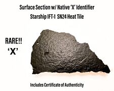 SpaceX Starship SN24 S24 Heat Shield Tile Surface Blast Section w/ X Identifier picture