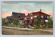 Napa CA-California, Residences, Antique, Vintage Postcard picture