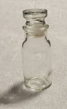 Crystal Clear Glass Spice Apothecary Bottle Jar w/Stopper 4¼