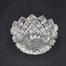 Westmoreland Clear Glass English Hobnail Open Salt Cellar picture