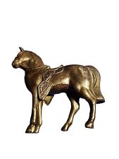 Vintage 1930s Japanned Copper Horse Figurine Carnival Prize picture