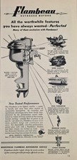 1948 Print Ad Flambeau Single & Twin Outboard Motors Metal Prod. Milwaukee,WI picture