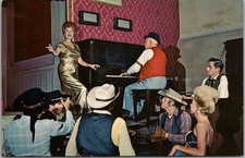 c1960s SARASOTA, Florida Postcard FLORIDALAND Amusement Park / Saloon Scene picture