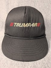Vintage 80s/90s Trump Air Hat Airline Pilot Flight Crew Trump Promo Ultra Rare picture
