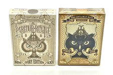 Parlour Royale Ivory & Legacy Gentleman Wake Stockholm 17 Playing Cards Sealed picture