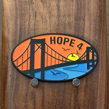 Hope 4 Bridge Themed 5 Years Anniversary Challenge Coin W#22 picture