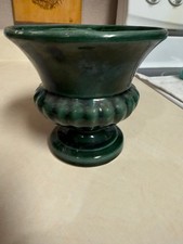 Option 1: Vintage McCoy Pottery 454 Green Pedestal Planter Vase Urn Mid Century picture