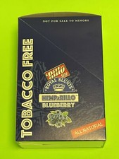 FREE GIFT🎁Royal HEMPaRILLO Blueberry 60 High Quality Hemp🍁Rolling Papers 15pks picture