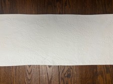 TABLE RUNNER. Brand-new, 36x13 in, white cotton. picture