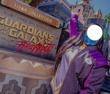 DISNEYLAND MISSION BREAKOUT GUARDIANS OF THE GALAXY CAST MEMBER UNIFORM JACKET picture