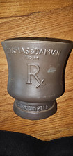 Pottery Mortar Pestle McCoy Schering Pottery Pharmacy Cosmas & Damian used 5in picture