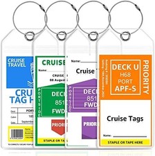 Premium Cruise Luggage Tags Holder for Carnival, NCL, Princess, MSC Cruise Ships picture