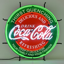 Coca Cola Evergreen Neon sign Licensed Neonetics Coke Soda Wall lamp Ever green picture