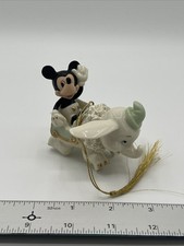 LENOX MICKEY SOARING with DUMBO ORNAMENT Disney mouse Elephant HTF picture