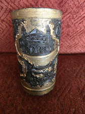 Rare ca. 1901 Souvenir Glasgow International Exhibition Qing Mark Metal Cup picture