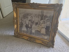 Vintage 1905 Immigrant Family of 14 KENTUCKY Photo 21inch By 25 picture