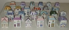 Lenox Vintage 1989 Spice Village Containers Set Of 24 W/Original Display Shelf picture
