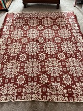 Rare, 1848 Coverlet by Benjamin Lichty, Bristol, Ohio, 66” X 83” picture