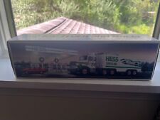 1988 Hess Toy Truck and Racer in original Packaging and Box picture