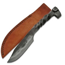 Handforged Twisted Railroad Spike Knife picture