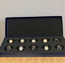 Grand Seiko Miniature Watch Pin Badge Collection Set of 10 with Display Box picture