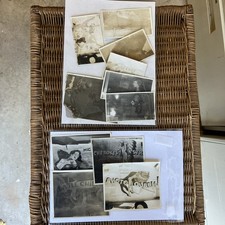 Lot of 21 Vintage WWII Bomber Nose Art Photos Pinup Girls Airplane Military VTG picture