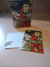 Lang ~ Light And Joy PETITE Christmas Cards ~ Cardinals/Lamp Post ~ Winget  NEW picture