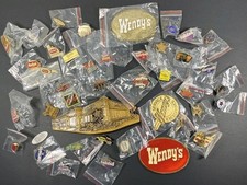 Wendy’s Nostalgia Pins and More - Lot Of 30 Items - GREAT FOR WENDY'S MANAGERS picture