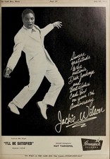 JACKIE WILSON - 1959 Singer Music Ad - 5 x 7 inch Photo picture
