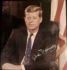 JOHN F. KENNEDY 1961 White House Presidential Portrait & 2024 UNC Half Dollar. picture