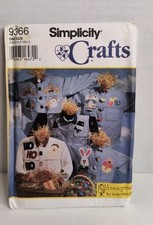 Simplicity 9366 crafts sewing pattern vintage Homegrown Designs Santa Rabbits picture