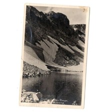 Postcard 1916 Frowning Cliffs Snowy Range Near Laramie Wyoming C.E. Fey Posted picture
