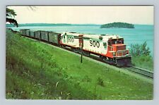 Soo Line Railroad's Units Numbers 700 & 701, Vintage Postcard picture