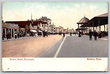 Postcard Revere Beach Boulevard, Revere, Mass udb N128 picture