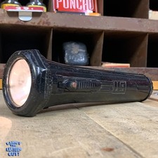 Wartime ~ US Coast Guard early Bakelite/Brass  Signal Button & On/Off Flashlight picture