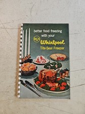 Vintage 1956 RCA Better Food Freezing WHIRLPOOL Tite-Seal Freezer Booklet picture