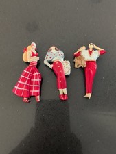 7th Avenue Vintage Show Retro Brooch Set Of 3 7TH AVENUE SUITING COLLECTION T100 picture