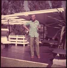 Photo:Gary Cooper 1950s Patio Deck Outdoor Portrait picture