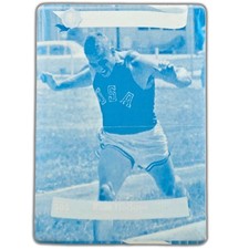 Russ Hodges 2025 Historic Autograph Famous Americans 2 Printing Plate Cyan picture