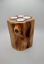 Handmade Cedar Tealight Holder - Holds 4 Candles - 5.5