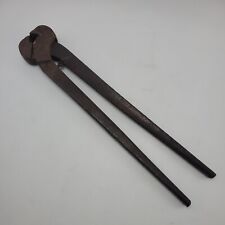 Antique Carew's Pat Warranted No14 Replaceable Jaw End Nippers picture