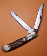 Puma SGB Trapper POM Commando Stag Folding Pocket Knife picture