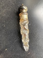 Vintage AVON RAPTURE 1 Dram Icicle Empty Perfume Mini Collectible Glass Bottle picture