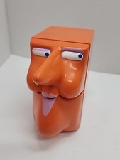 *read* Vintage 1960-70s The Ridiculous Box Works Orange Face Plastic 2 Drawers picture